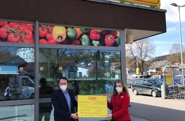 Netto Spendenkonzept In Ihrer Region Kundenspenden F r SV Schmidm hlen 